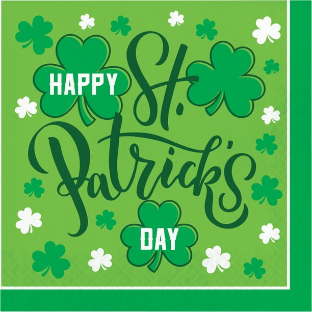 Irish Pub Signs St Patrick's Day Saint Patty's Party Paper Luncheon Napkins Irish Pub Signs St Patrick's Day Saint Patty's Party Paper Luncheon Napkins